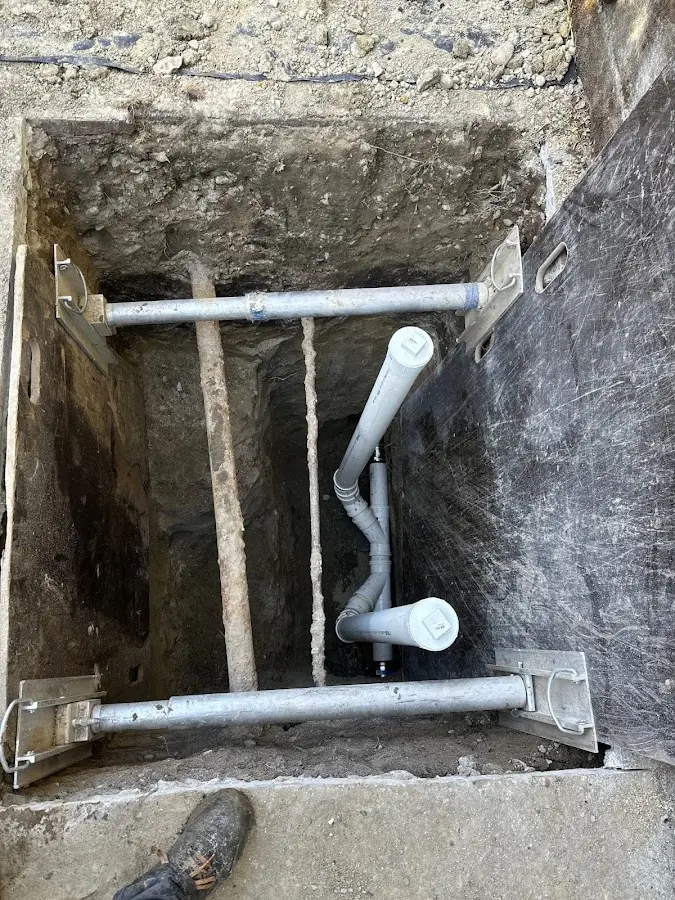 Experienced plumber completing Gas Line Repair work in Rossville